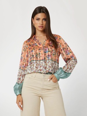 Guess Floral Clothing Orange M Clearance Sale Uae guessoutletuae.ae